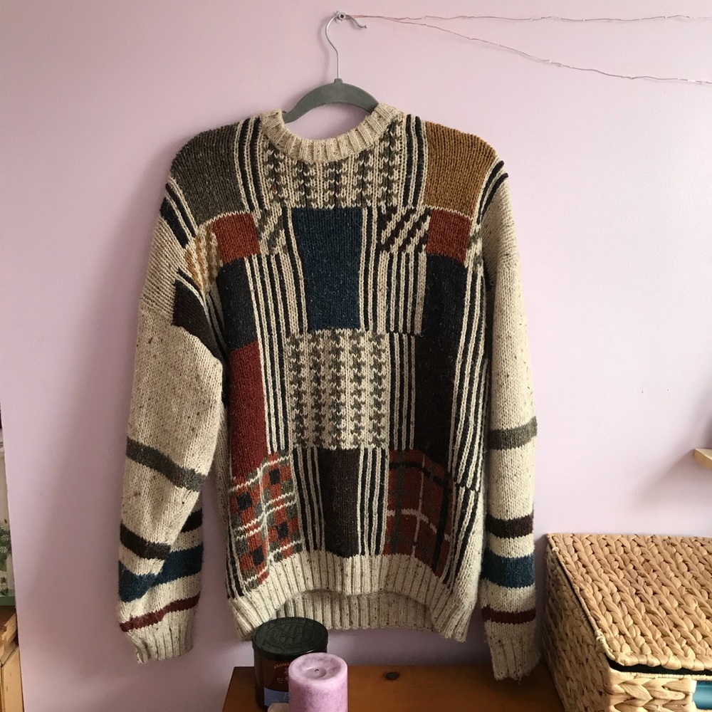 vintage sweater {oversized}
